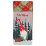 Gift Bag Cute Reusable Durable Christmas Pattern Storage Bag for Party Shopping Mall SupermarketRed Hat - 45-Degree Angle