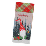Gift Bag Cute Reusable Durable Christmas Pattern Storage Bag for Party Shopping Mall SupermarketRed Hat - Low Angle