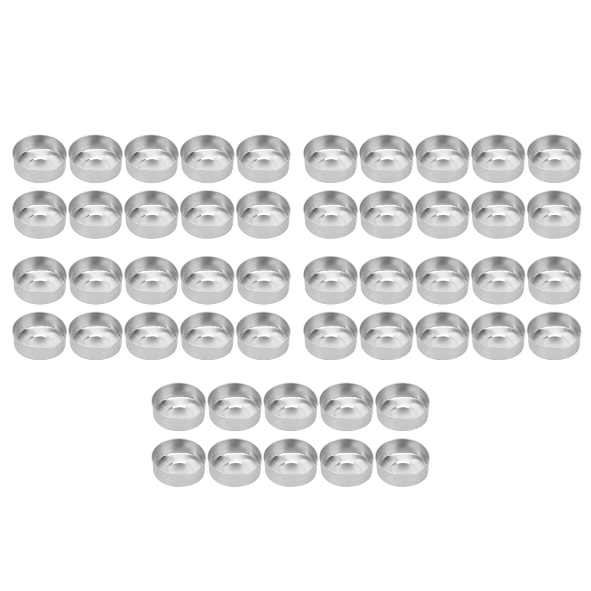 50Pcs Candle Base Longer Life Durable Heat Resistant DIY Material for Making Candles Mold Container