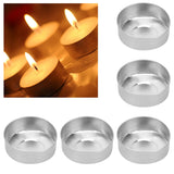 50Pcs Candle Base Longer Life Durable Heat Resistant DIY Material for Making Candles Mold Container