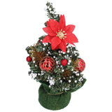 Artificial Christmas Tree Mini Exquisite Cute Bright Colors Desktop Innovative Christmas Tree OrnamentsRed