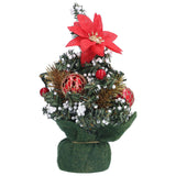 Artificial Christmas Tree Mini Exquisite Cute Bright Colors Desktop Innovative Christmas Tree OrnamentsRed