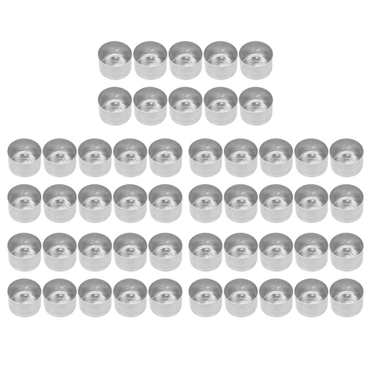 50Pcs Candle Base Longer Life Durable Heat Resistant DIY Material for Making Candles Mold Container