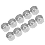 50Pcs Candle Base Longer Life Durable Heat Resistant DIY Material for Making Candles Mold Container - Top-Down View