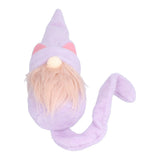 Faceless Dwarf Doll Flannel Halloween Ornament Decoration Halloween Props for Indoor Outdoor PartyRed