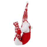 Wine Bottle Cover Faceless Baby Colorful Durable Thick Soft Wine Bottle Sweater for Christmas - Front View