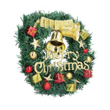 Christmas Wreath Outdoor Lighted Christmas Wreath for Holiday Xmas Party Decorations - 45-Degree Angle