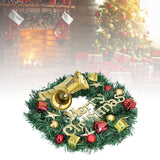 Christmas Wreath Outdoor Lighted Christmas Wreath for Holiday Xmas Party Decorations - Extra Image