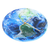 Earth Wall Clock Acrylic Silent Movement Accurate Cutting Stable Non Ticking Space Science Clock for Home Coffee Shop