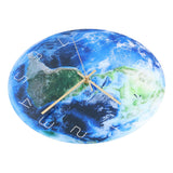 Earth Wall Clock Acrylic Silent Movement Accurate Cutting Stable Non Ticking Space Science Clock for Home Coffee Shop