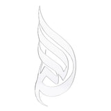 3 Dimensional Thickened Mirror Wall Sticker Acrylic Self Adhesive Wall Decoration for HomeJM740 Silver+EVA Glue