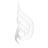 3 Dimensional Thickened Mirror Wall Sticker Acrylic Self Adhesive Wall Decoration for HomeJM740 Silver+EVA Glue