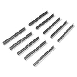 10Pcs 3 Holes Candle Wick Holders Stainless Steel Wick Centering Device for DIY Candle Making - Front View
