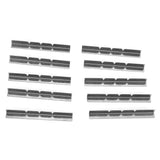 10Pcs 3 Holes Candle Wick Holders Stainless Steel Wick Centering Device for DIY Candle Making