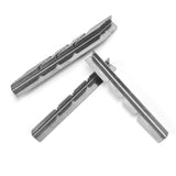 10Pcs 3 Holes Candle Wick Holders Stainless Steel Wick Centering Device for DIY Candle Making - Top-Down View
