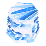 3 Dimensional Simulation Hexagonal Tile Sticker PVC Self Adhesive Anti Slip Floor Sticker for Home