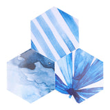 3 Dimensional Simulation Hexagonal Tile Sticker PVC Self Adhesive Anti Slip Floor Sticker for Home