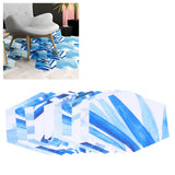 3 Dimensional Simulation Hexagonal Tile Sticker PVC Self Adhesive Anti Slip Floor Sticker for Home