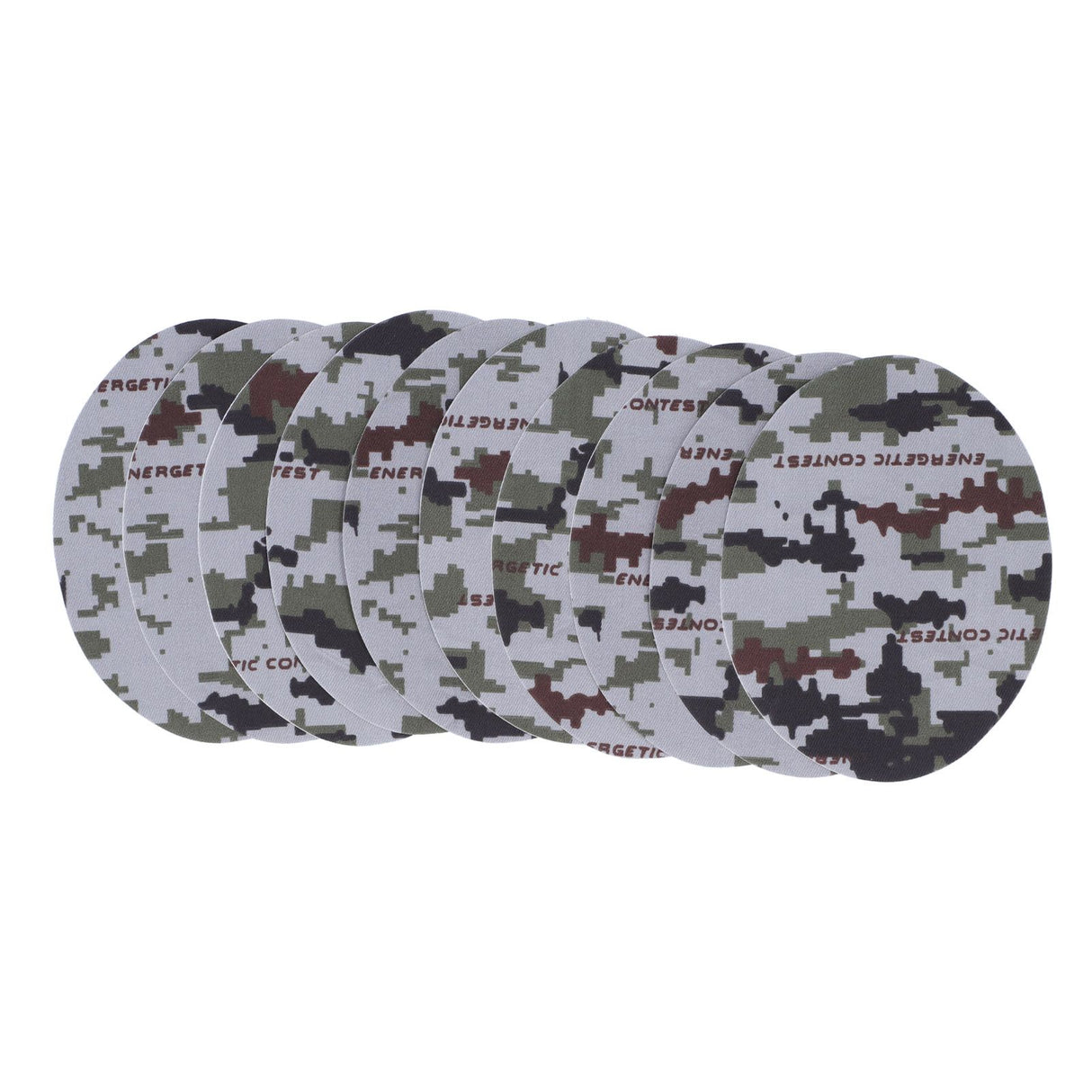10PCS Camouflage Clothes Patches Clothing Repair Decorating Kit for Pants Down Jacket Decoration