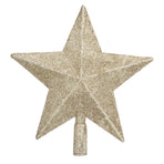 Star Tree Topper Decorated Golden Light Weight Shiny Mini Christmas Tree Topper for Home Shop