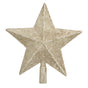 Star Tree Topper Decorated Golden Light Weight Shiny Mini Christmas Tree Topper for Home Shop