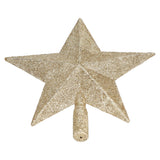 Star Tree Topper Decorated Golden Light Weight Shiny Mini Christmas Tree Topper for Home Shop