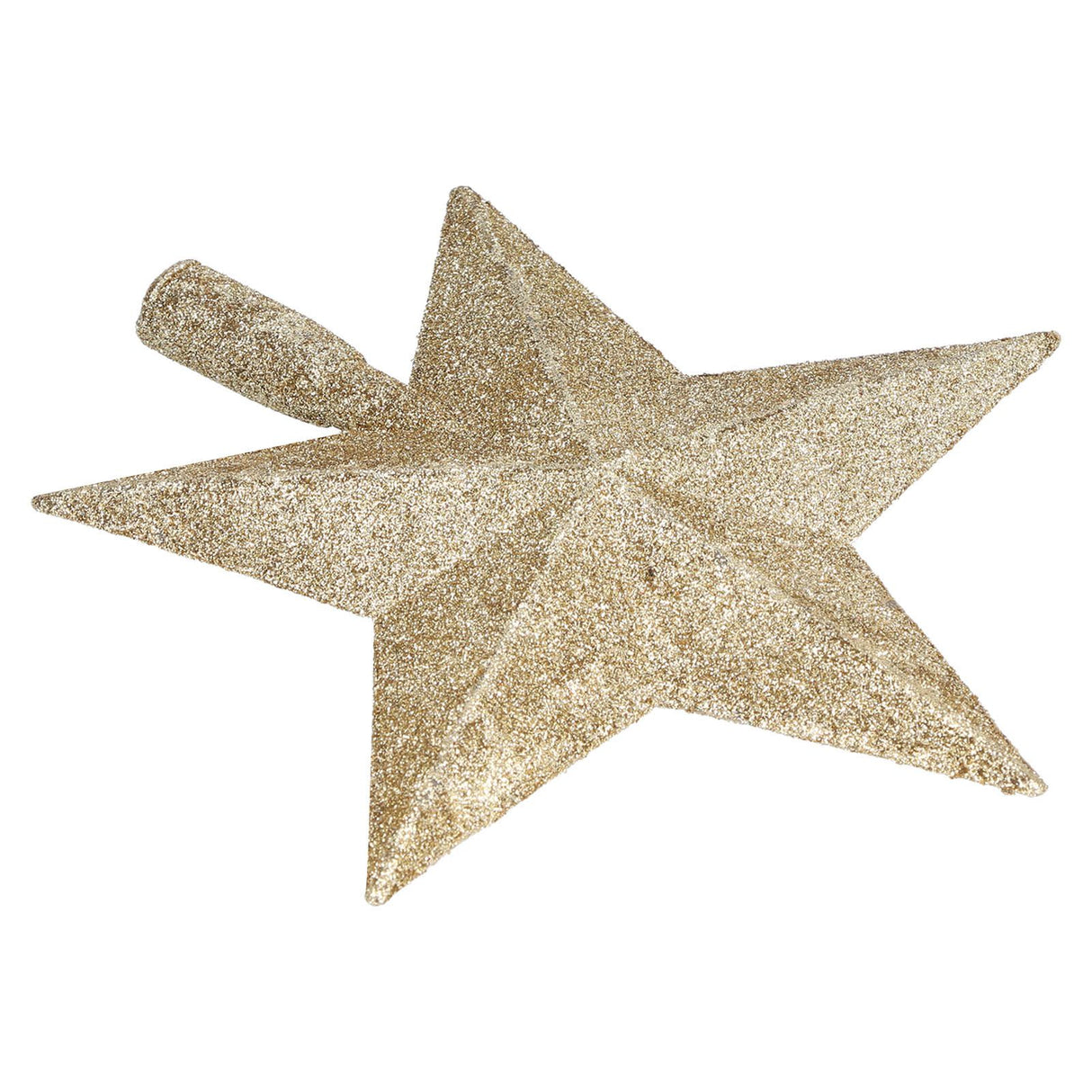 Star Tree Topper Decorated Golden Light Weight Shiny Mini Christmas Tree Topper for Home Shop