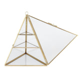 Jewelry Storage Rack Pyramid Shape 3 Layers Decorative Display Stand for Earrings Necklaces Bracelets - Side View