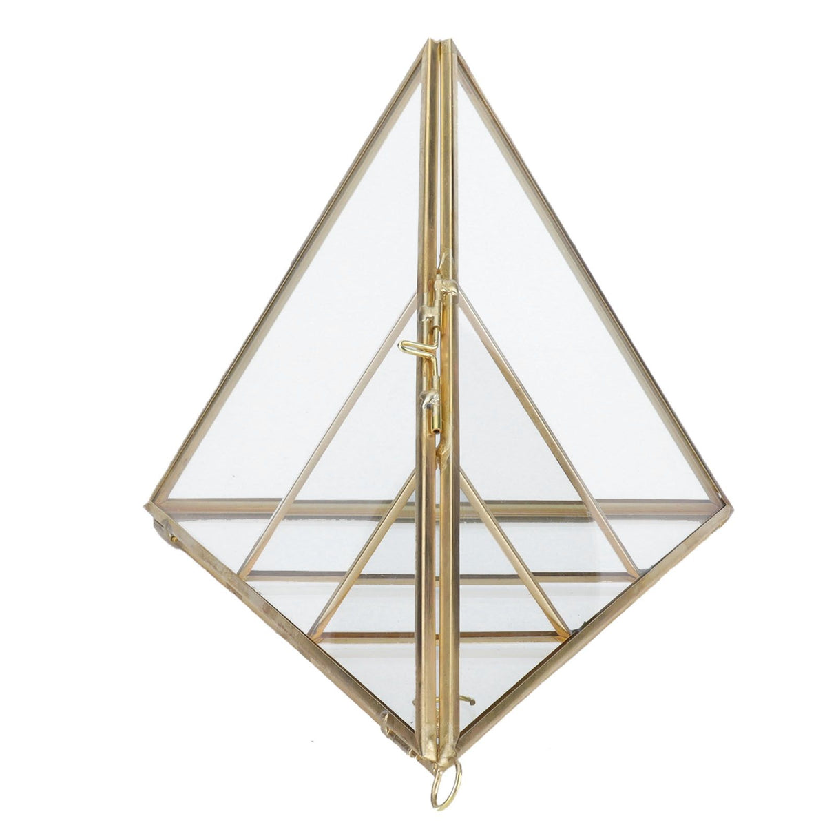 Jewelry Storage Rack Pyramid Shape 3 Layers Decorative Display Stand for Earrings Necklaces Bracelets