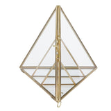 Jewelry Storage Rack Pyramid Shape 3 Layers Decorative Display Stand for Earrings Necklaces Bracelets