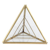 Jewelry Storage Rack Pyramid Shape 3 Layers Decorative Display Stand for Earrings Necklaces Bracelets - Low Angle