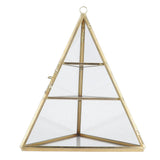Jewelry Storage Rack Pyramid Shape 3 Layers Decorative Display Stand for Earrings Necklaces Bracelets