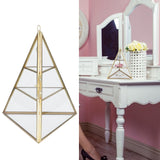 Jewelry Storage Rack Pyramid Shape 3 Layers Decorative Display Stand for Earrings Necklaces Bracelets