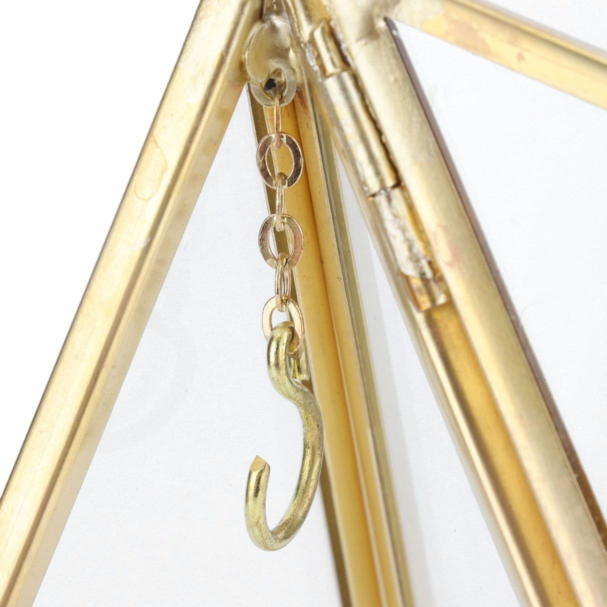 Jewelry Storage Rack Pyramid Shape 3 Layers Decorative Display Stand for Earrings Necklaces Bracelets