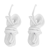 2pcs Candle Wicks Good Oil Absorbency Combustion Durable Braid Cotton Candle Wick for DIY Oil Lamp2.6mm
