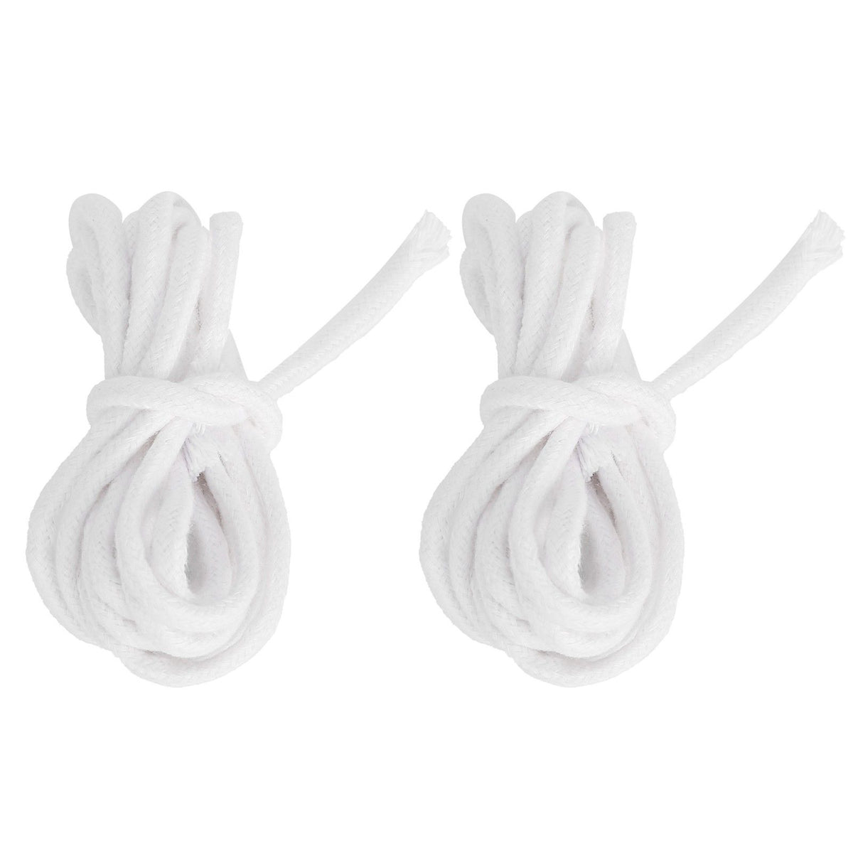 2pcs Candle Wicks Good Oil Absorbency Combustion Durable Braid Cotton Candle Wick for DIY Oil Lamp4mm