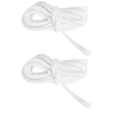 2pcs Candle Wicks Good Oil Absorbency Combustion Durable Braid Cotton Candle Wick for DIY Oil Lamp4mm