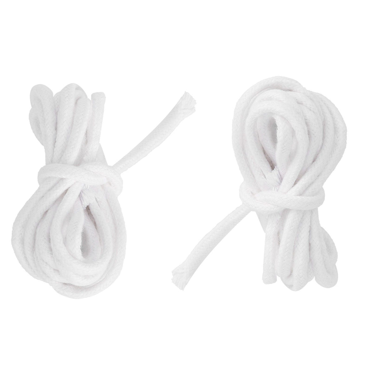 2pcs Candle Wicks Good Oil Absorbency Combustion Durable Braid Cotton Candle Wick for DIY Oil Lamp4mm