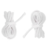 2pcs Candle Wicks Good Oil Absorbency Combustion Durable Braid Cotton Candle Wick for DIY Oil Lamp4mm - Low Angle