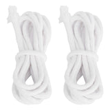 2pcs Candle Wicks Good Oil Absorbency Combustion Durable Braid Cotton Candle Wick for DIY Oil Lamp5mm