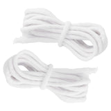 2pcs Candle Wicks Good Oil Absorbency Combustion Durable Braid Cotton Candle Wick for DIY Oil Lamp5mm - Rear View