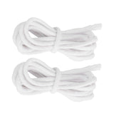 2pcs Candle Wicks Good Oil Absorbency Combustion Durable Braid Cotton Candle Wick for DIY Oil Lamp5mm
