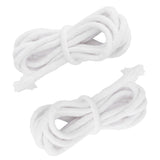 2pcs Candle Wicks Good Oil Absorbency Combustion Durable Braid Cotton Candle Wick for DIY Oil Lamp5mm