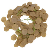 Fake Leaves Fabric Simulated Exquisite Greenery Eucalyptus Garland for Home WeddingYellow