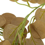 Fake Leaves Fabric Simulated Exquisite Greenery Eucalyptus Garland for Home WeddingYellow