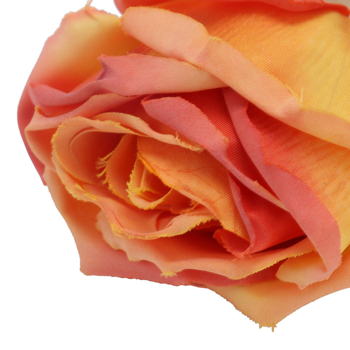 2Pcs Novelty Wooden Napkin Buckle Artificial Floral Napkin Ring for Festival Table DecorationOrange