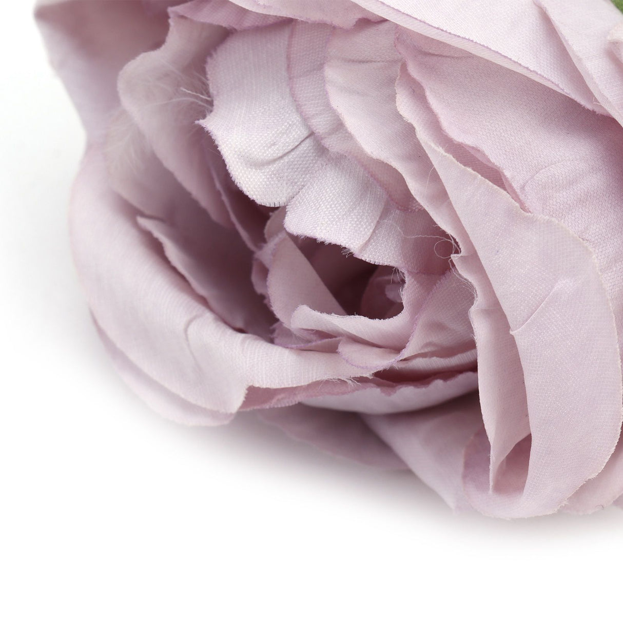 2Pcs Iron Napkin Buckle Simulation Flower Artificial Pearl Napkin Ring for Hotel FestivalPurple
