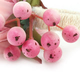 2Pcs Hemp Rope Napkin Buckle Simulation Flower Napkin Ring for Hotel Western Restaurant6623 Pink - Extra Image