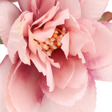 2Pcs Hemp Rope Napkin Buckle Simulation Flower Napkin Ring for Hotel Western Restaurant6623 Pink - Extra Image