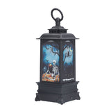 Halloween Lantern LED Flameless Exquisite Beautiful Vintage Battery Powered Halloween LampSkull - Side View